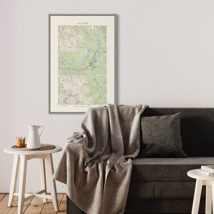 Vivid Print Jasper Topographic Map