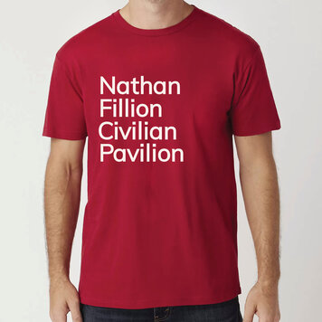 Vivid Print Nathan Fillion Civilian Pavilion Unisex Tee