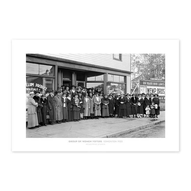Vivid Archives Group of Women Voters Edmonton 1920