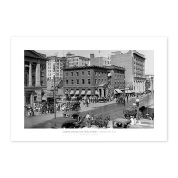 Vivid Archives Jasper Avenue and 100A Street Edmonton 1914