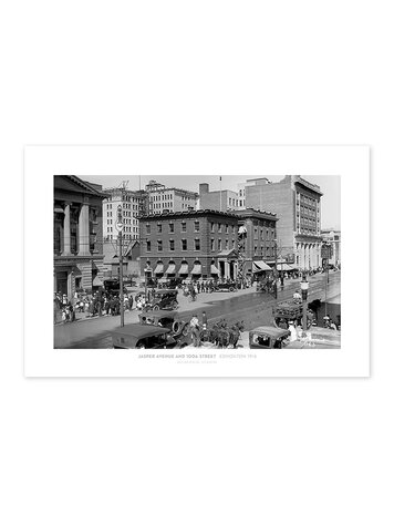 Vivid Archives Jasper Avenue and 100A Street Edmonton 1914