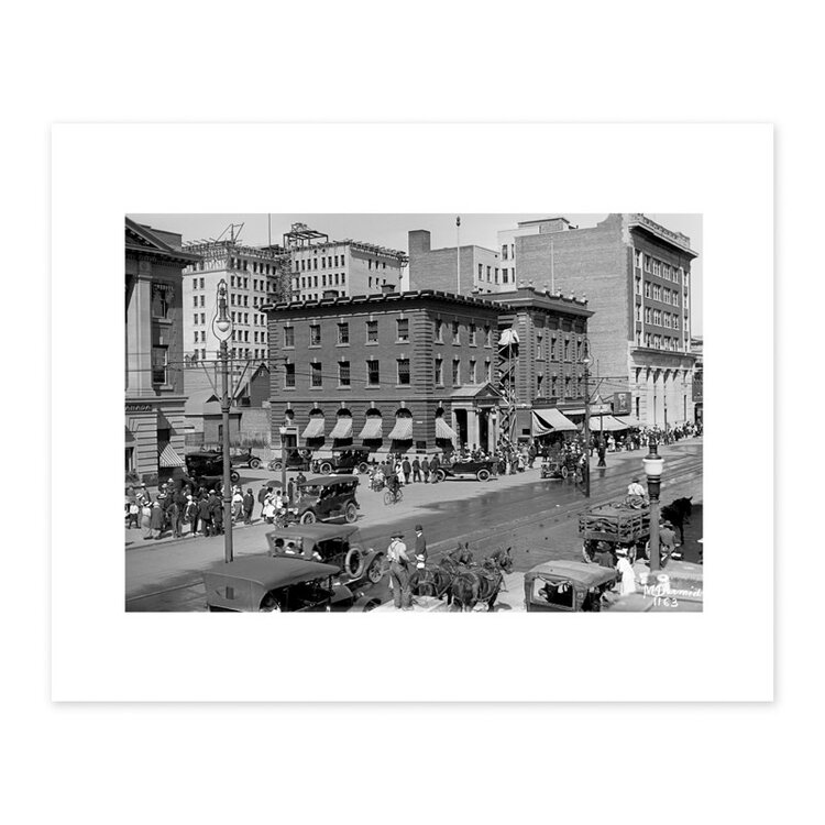 Vivid Archives Jasper Avenue and 100A Street Edmonton 1914