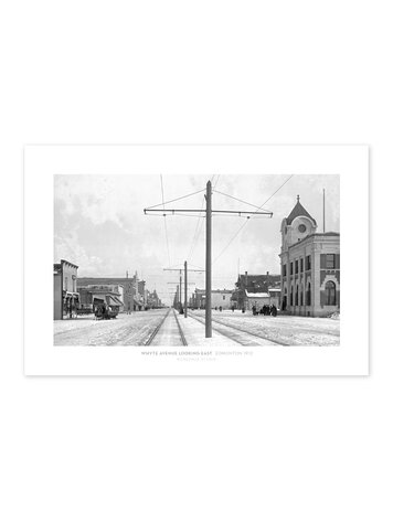 Vivid Archives Whyte Avenue Looking East Edmonton 1912