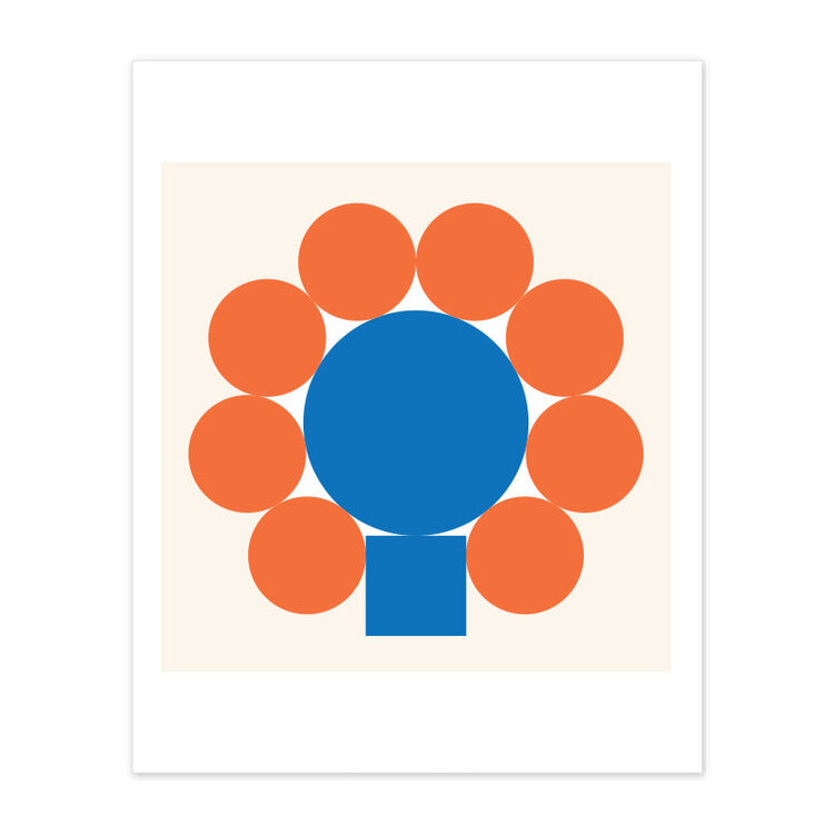 Bee Waeland Head Orange + Blue