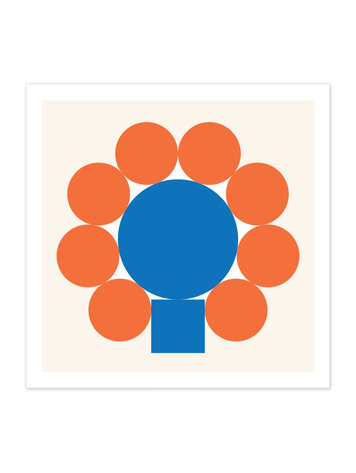 Bee Waeland Head Orange + Blue