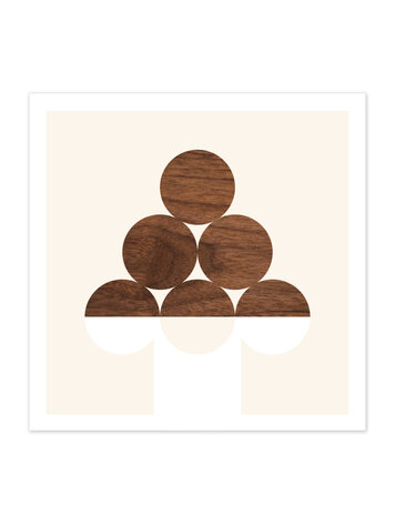 Bee Waeland Balls Wood Pattern