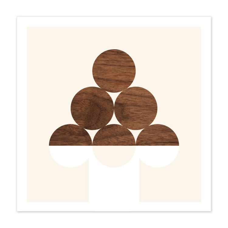 Bee Waeland Balls Wood Pattern