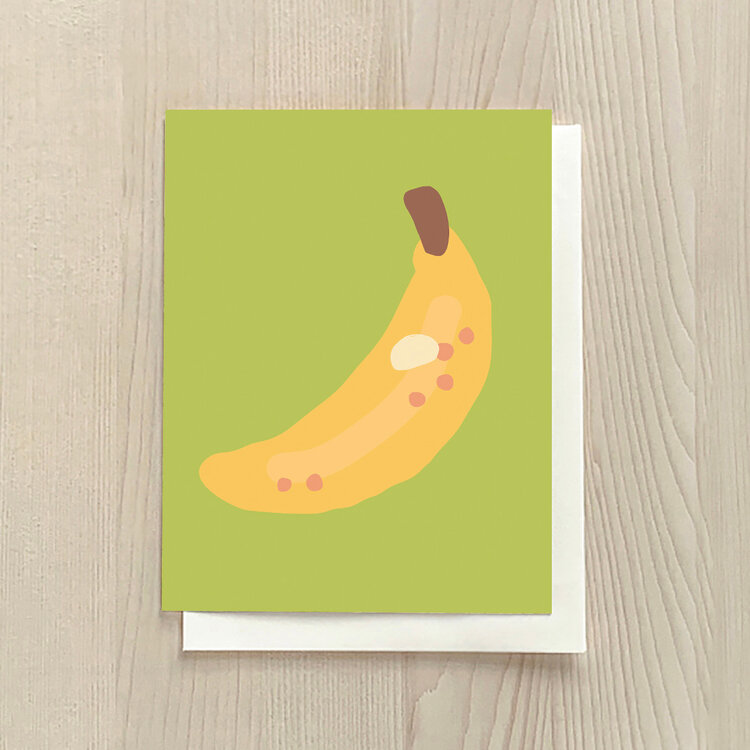 Vivid Print Banana