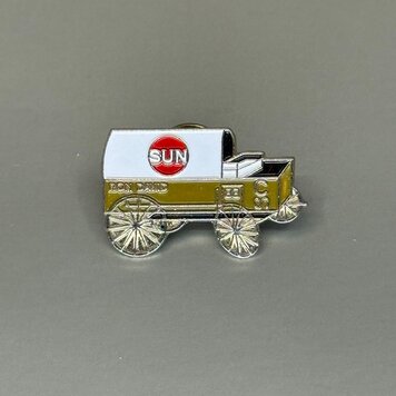 Vivid Vintage Vintage Edmonton Sun  Enamel Pin