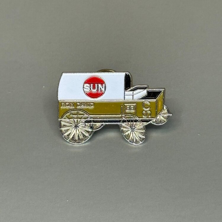 Vivid Vintage Vintage Edmonton Sun  Enamel Pin