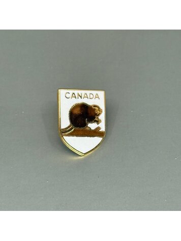 Vivid Vintage VIntage Canada Beaver  Enamel Pin