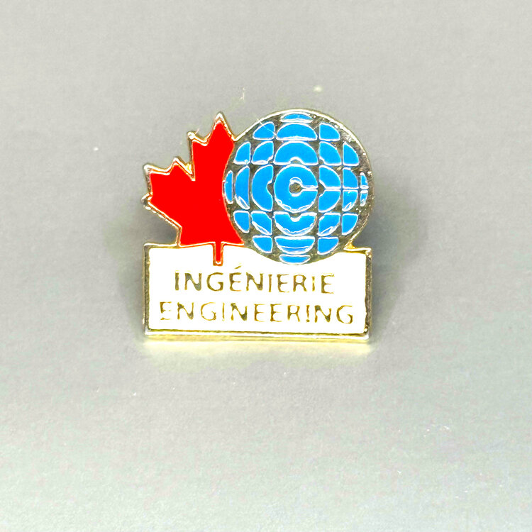 Vivid Vintage VIntage CBC Engineering  Enamel Pin