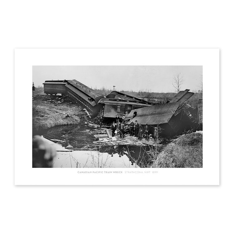 Vivid Archives Strathcona Train Wreck 1899