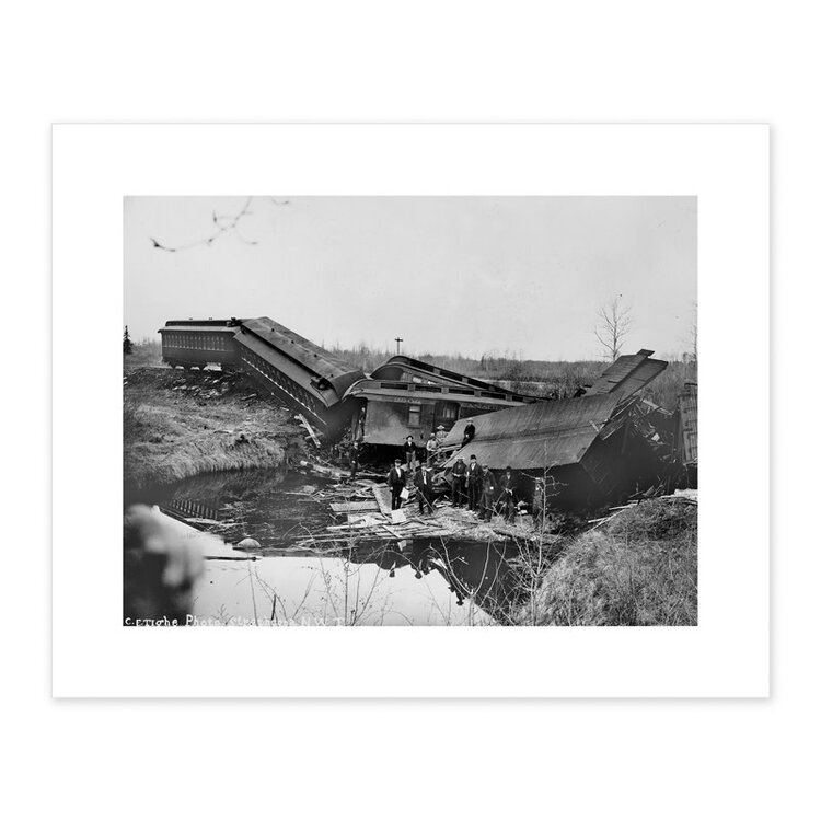 Vivid Archives Strathcona Train Wreck 1899