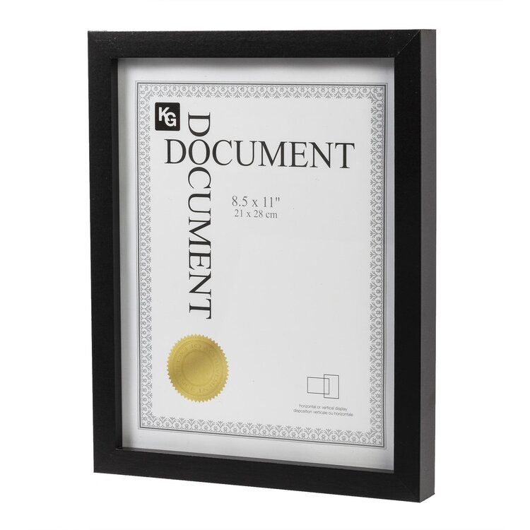 Kiera Grace Frame Gallery 8.5X11 Document Frame