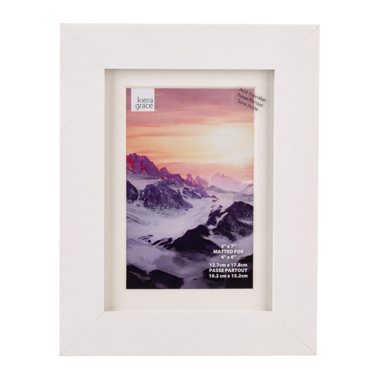 Kiera Grace Frame Langford 5X7 White