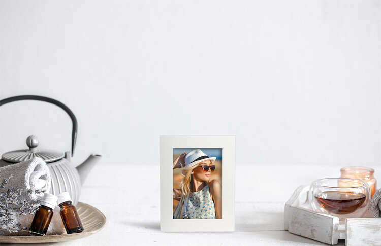 Kiera Grace Frame Langford 5X7 White