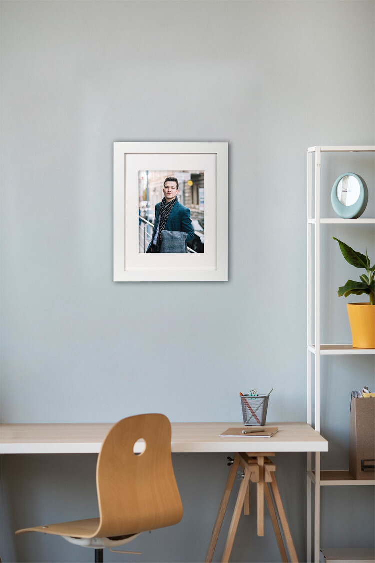 Kiera Grace Frame Langford 11X14 White