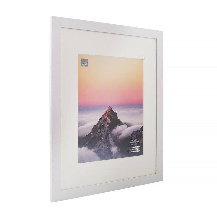 Kiera Grace Frame Langford 16X20 White