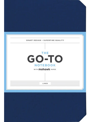 Chronicle Books Go-To Notebook with Mohawk Paper, Midnight Blue Lined