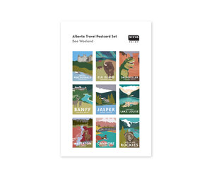 Bee Waeland | Mountain Parks Postcard Set | Vivid Print | Bee Waeland