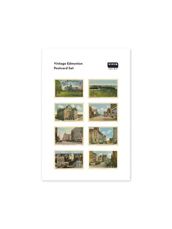 Vivid Print Vintage Edmonton Postcard Set