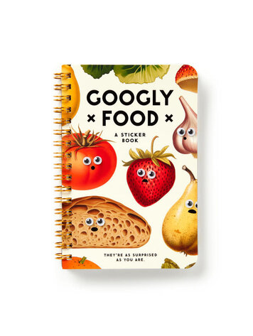 Brass Monkey Googly Food Sticker Book