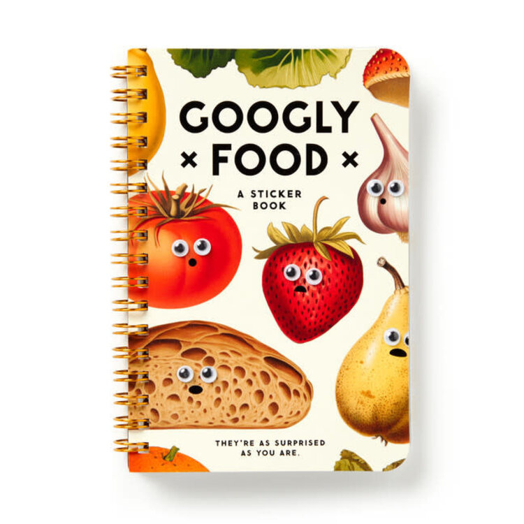 Brass Monkey Googly Food Sticker Book