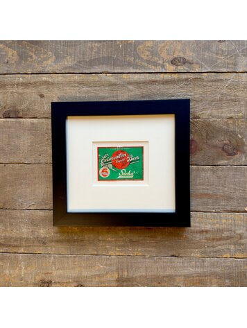 Vivid Vintage Framed Edmonton Export Label