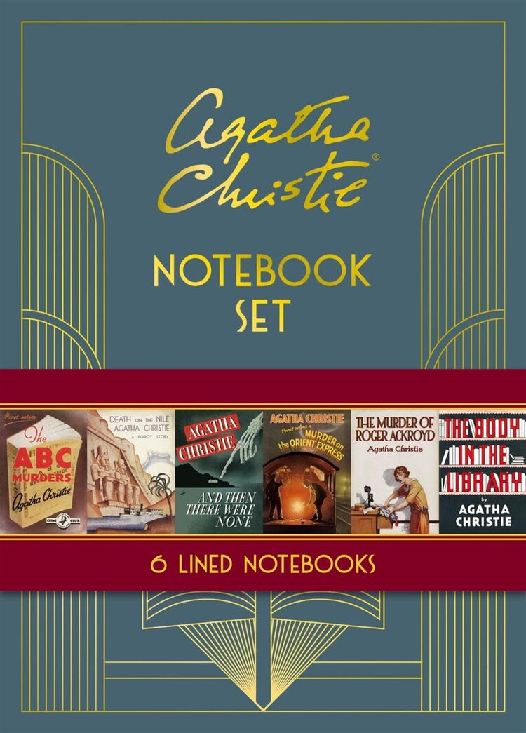 Chronicle Books Agatha Christie Notebook Set