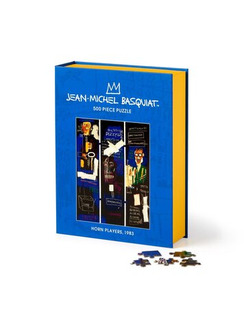 Basquiat Horn Players 500 Piece Book Puzzle