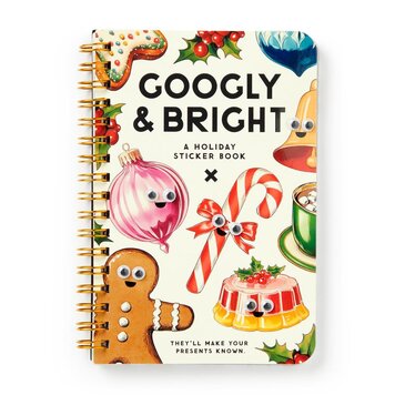 Brass Monkey Googly & Bright Holiday Sticker Book