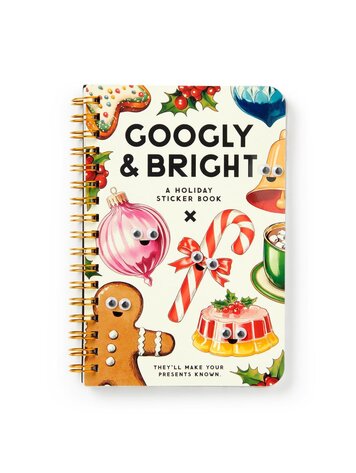 Brass Monkey Googly & Bright Holiday Sticker Book