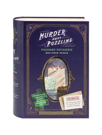 Chronicle Books Murder Most Puzzling Poisoned Patisserie 500-Piece Puzzle