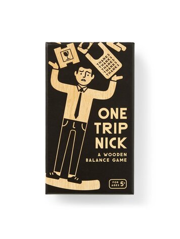 Brass Monkey One Trip Nick Wooden Balance Game