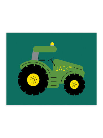 Bee Waeland Personalized Tractor