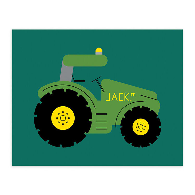 Bee Waeland Personalized Tractor