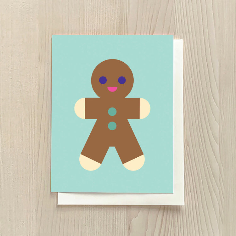 Vivid Print Gingerbread Man