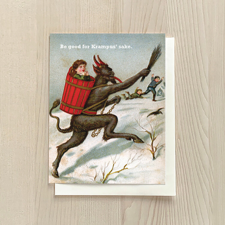 Vivid Print Krampus Sake Box of Six Cards
