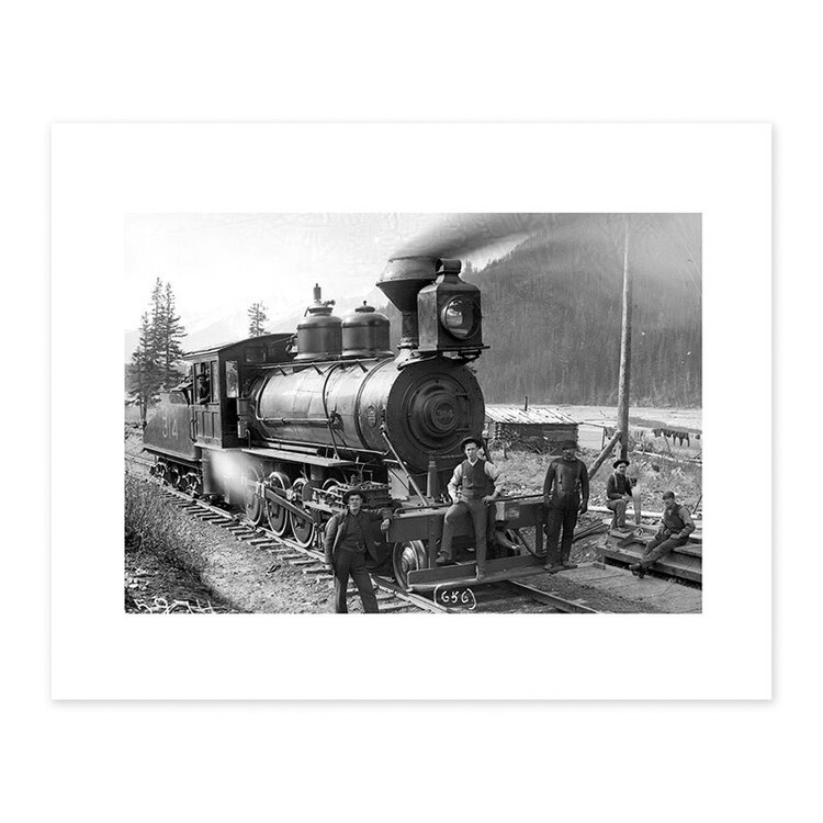 Vivid Archives Heavy Grade Engine CPR #314 Field BC c1887