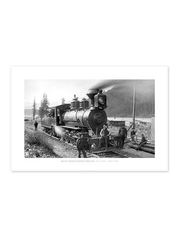 Vivid Archives Heavy Grade Engine CPR #314 Field BC c1887