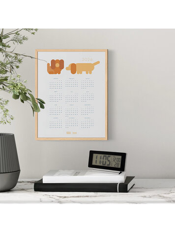 Bee Waeland Fred + Jasper 2026 Calendar
