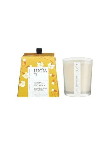 Lucia N°3 Tea Leaf & Honey Flower Soy Candle 50h