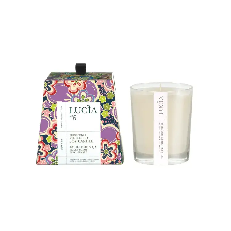 Lucia N°6 Fresh Fig & Wild Ginger Soy Candle 50h