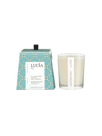 Lucia N°7 Sea Watercress & Chai Tea Soy Candle 50h