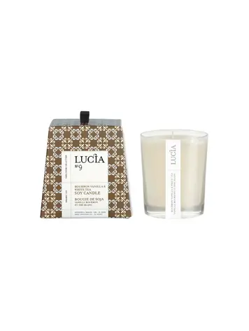Lucia N°9 Bourbon Vanilla & White Tea Soy Candle 50h
