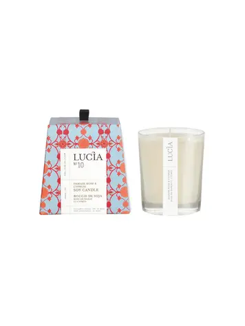 Lucia N°10 Damask Rose & Cypress Soy Candle 50h