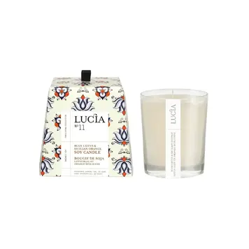Lucia N°11 Blue Lotus & Sicilian Orange Soy Candle 50h