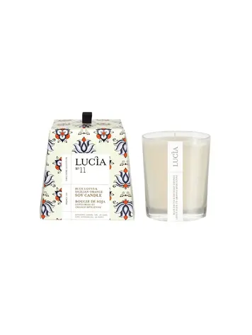 Lucia N°11 Blue Lotus & Sicilian Orange Soy Candle 50h