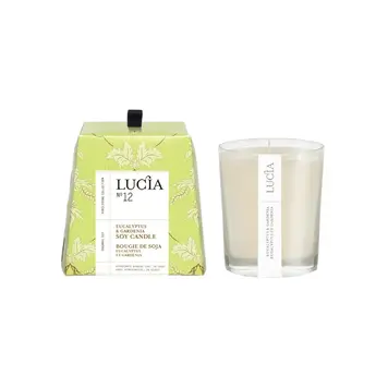 Lucia N°12 Eucalyptus & Gardenia Soy Candle 50h